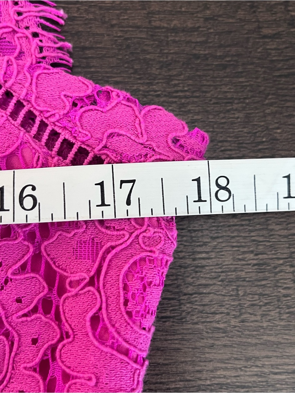 BARDOT Lace Sheath Cocktail Dress In Magenta Pink 10/Large - Picture 5 of 9